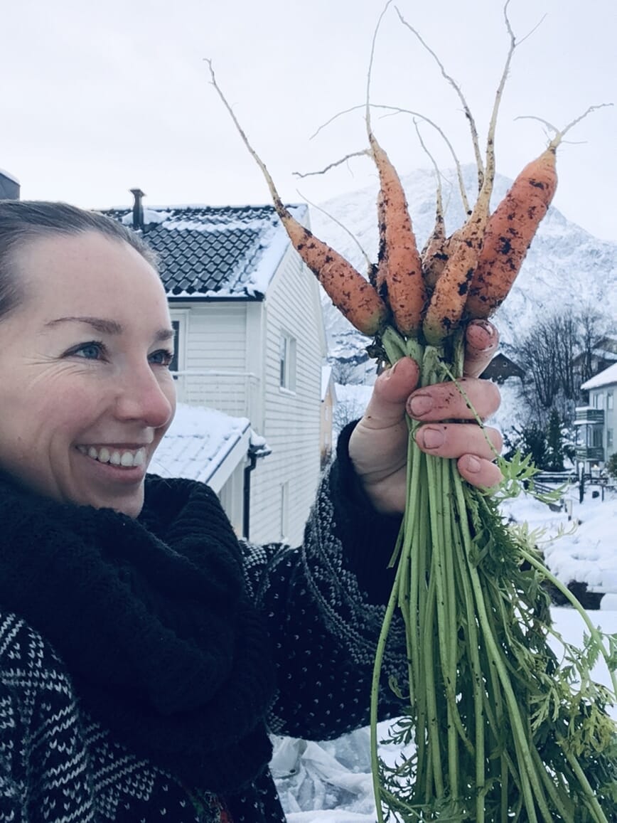 Dana liker å eksperimentere med vinterdyrking