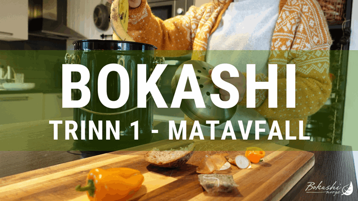 Bokashi kjøkkenkompostering på 1-2-3