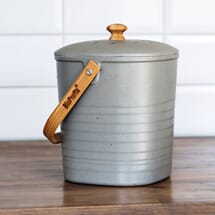 BioProffa bambus avfallsbeholder grå, 3,8 L