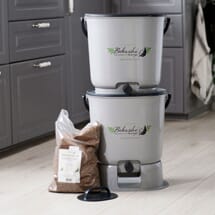 Bokashi kompost, Eko startpakke, grå