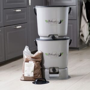 Bokashi kompost, Eko startpakke, grå