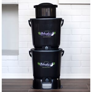 Bokashi Eko startpakke & avfallsbeholder, svart