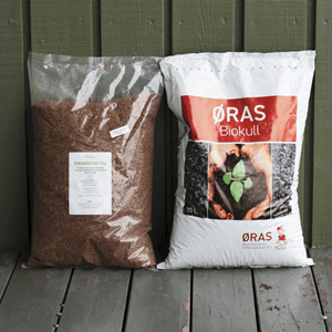 Bokashistrø, 2 kg + Biokull 10 liter