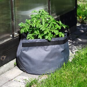 Grå dyrkesekk til grønnsaker, 47 liter
