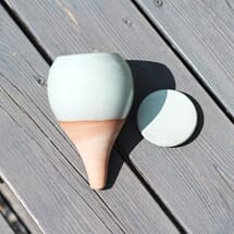 Vanningskrukke i glasert terrakotta, 2,5dl