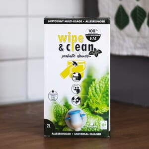 Wipe & Clean vaskemiddel, mynte 2L